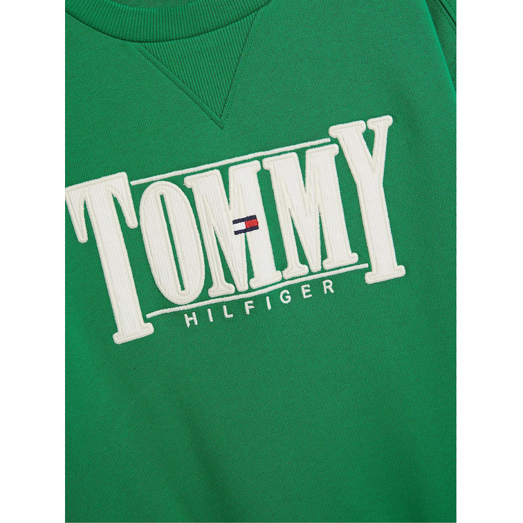 SUDADERA CON APLICACIÓN LOGO NIÑO TOMMY HILFIGER