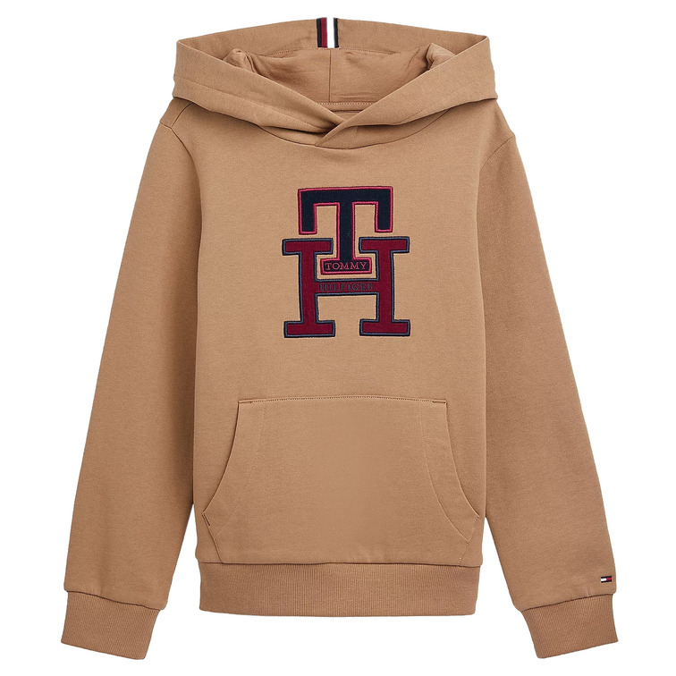 SUDADERA CON CAPUCHA Y LOGO MONOGRAMA NIÑO TOMMY HILFIGER