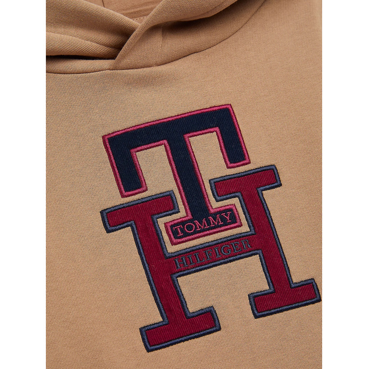 SUDADERA CON CAPUCHA Y LOGO MONOGRAMA NIÑO TOMMY HILFIGER