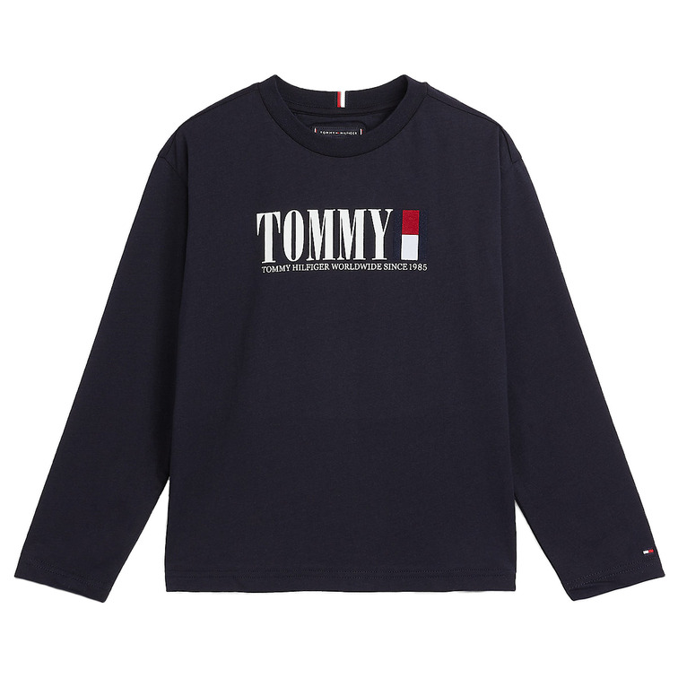 CAMISETA DE MANGA LARGA CON ESTAMPADO GRÁFICO NIÑO TOMMY HILFIGER