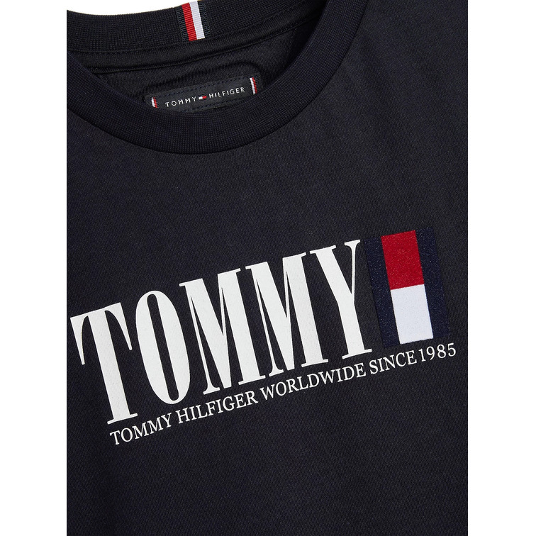 CAMISETA DE MANGA LARGA CON ESTAMPADO GRÁFICO NIÑO TOMMY HILFIGER