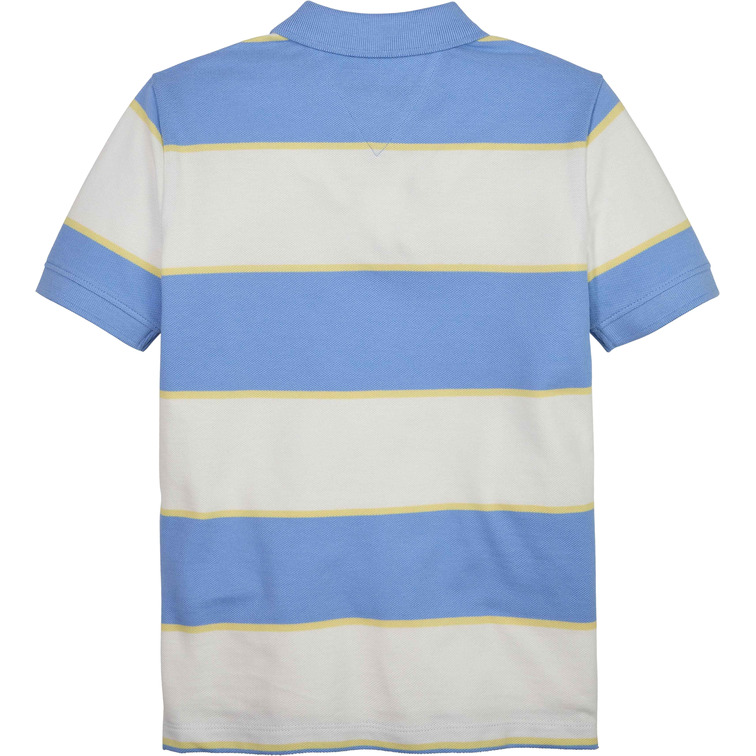 POLO DE RAYAS ESTILO RUGBY CON LOGO BORDADO NIÑO TOMMY HILFIGER