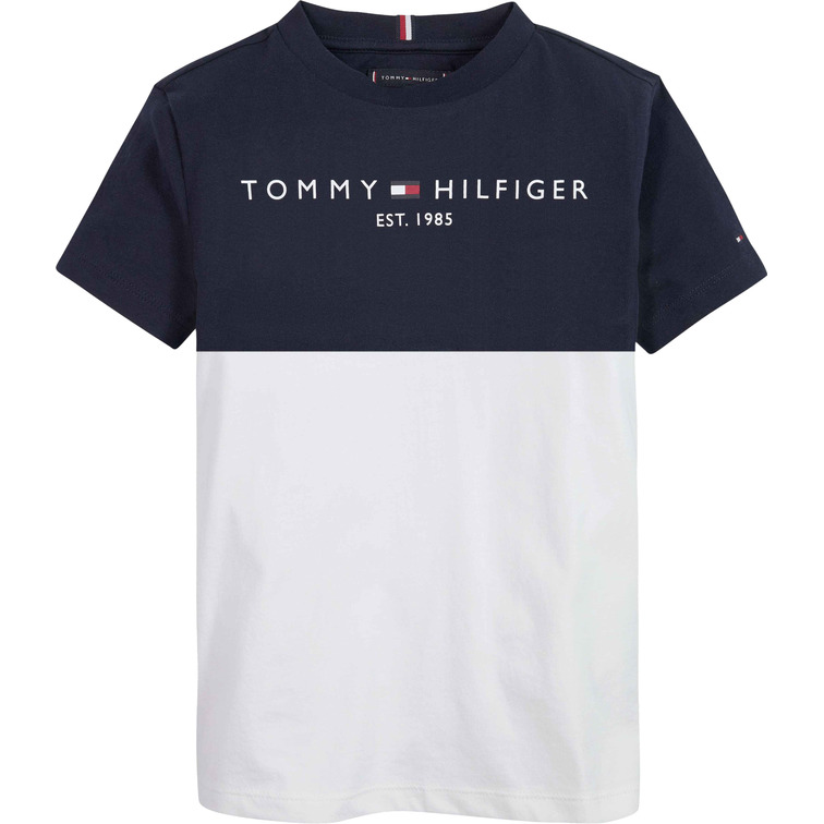 CAMISETA COLORBLOCK NIÑO TOMMY HILFIGER ESSENTIAL