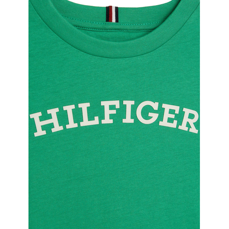 CAMISETA CON LOGO ARQUEADO NIÑO TOMMY HILFIGER ESSENTIAL