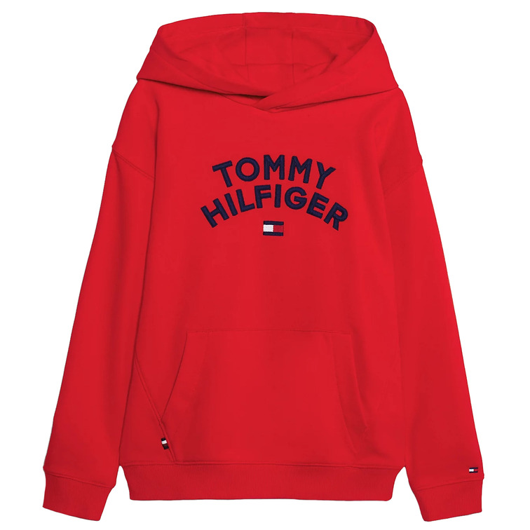 SUDADERA CON CAPUCHA Y LOGO NIÑO TOMMY HILFIGER