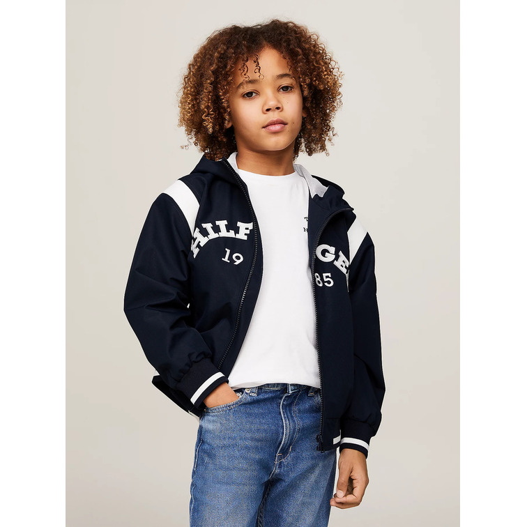 CAZADORA BOMBER 1985 CON MONOTIPO HILFIGER NIÑO TOMMY HILFIGER