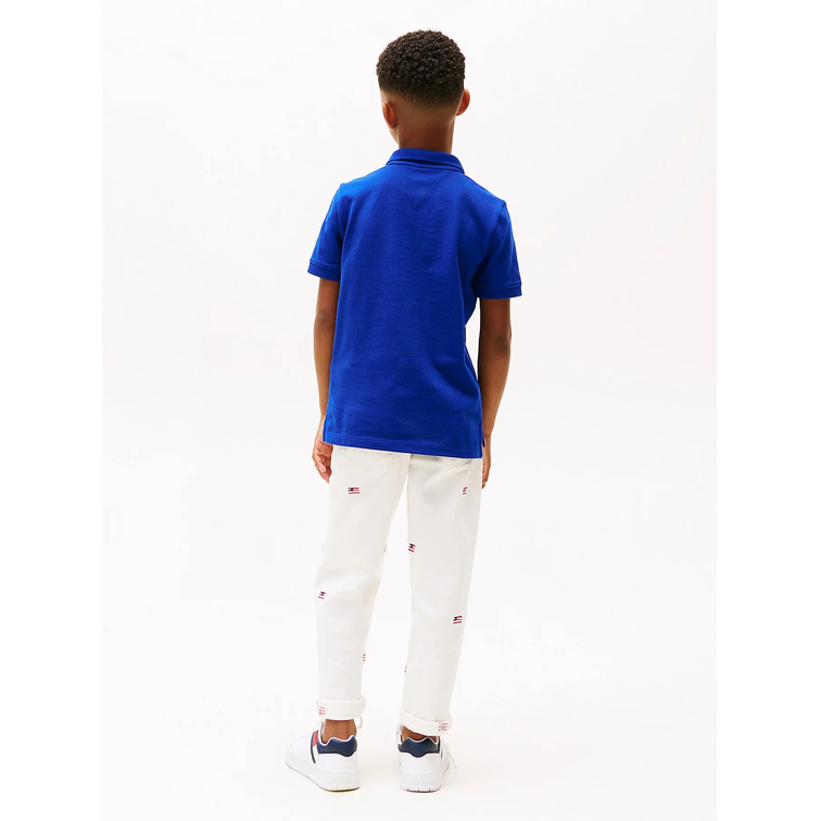 POLO NIÑO TOMMY HILFIGER LOGO BORDADO FIT REGULAR