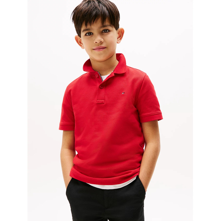 POLO NIÑO TOMMY HILFIGER LOGO BORDADO FIT REGULAR