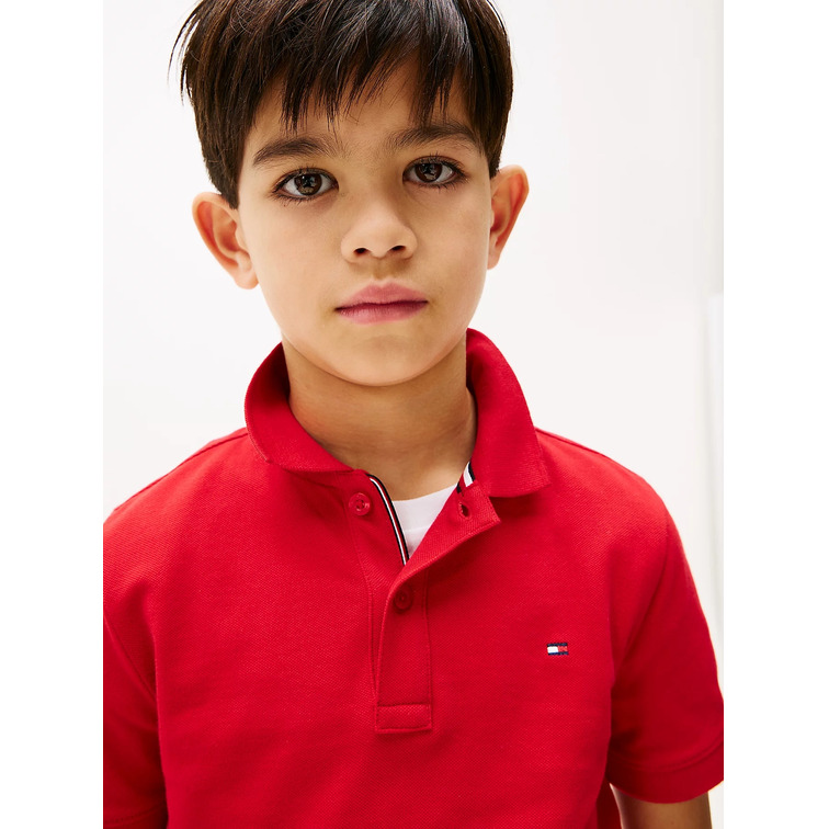 POLO NIÑO TOMMY HILFIGER LOGO BORDADO FIT REGULAR