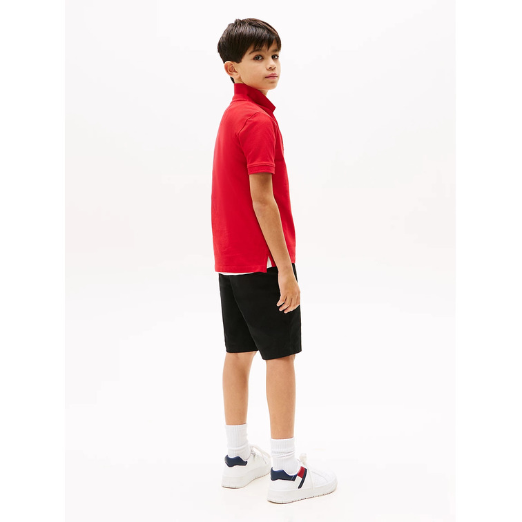 POLO NIÑO TOMMY HILFIGER LOGO BORDADO FIT REGULAR