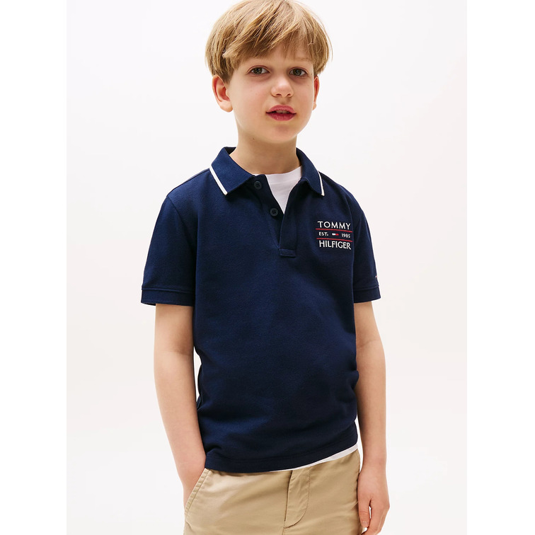 POLO NIÑO TOMMY HILFIGER CON LOGO BORDADO