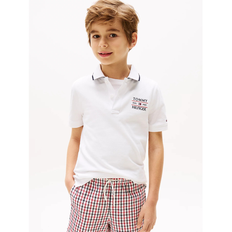 POLO NIÑO TOMMY HILFIGER CON LOGO BORDADO