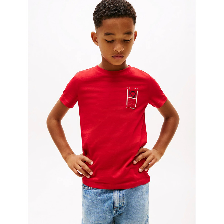CAMISETA NIÑO TOMMY HILFIGER CON LOGO GRAFICO
