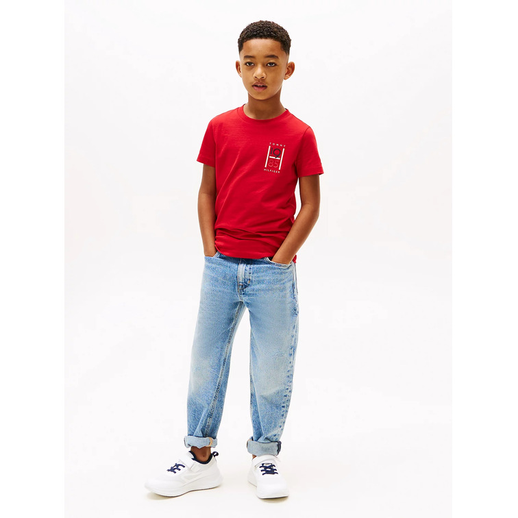 CAMISETA NIÑO TOMMY HILFIGER CON LOGO GRAFICO