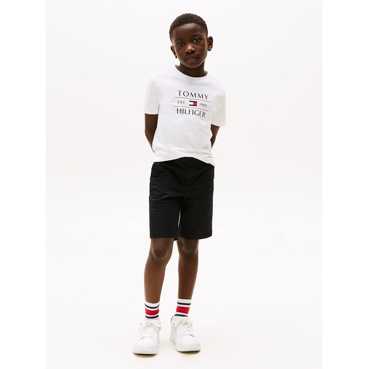 CAMISETA NIÑO TOMMY HILFIGER CON LOGO FIT REGULAR