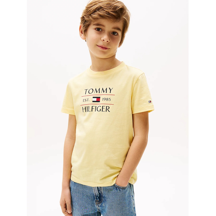 CAMISETA NIÑO TOMMY HILFIGER CON LOGO FIT REGULAR