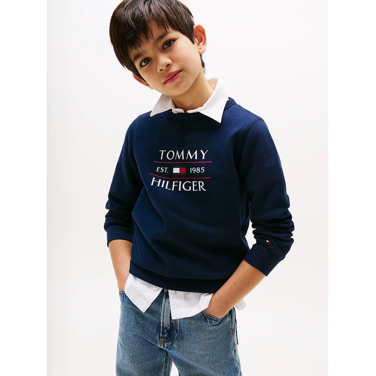 SUDADERA NIÑO TOMMY HILFIGER CON LOGO