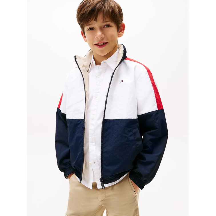 CHAQUETA NIÑO TOMMY HILFIGER REVERSIBLE TIPO COLOURBLOCK