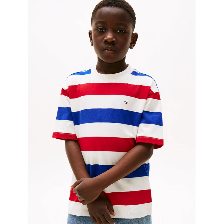 CAMISETAS A RAYAS NIÑO TOMMY HILFIGER FIT REGULAR