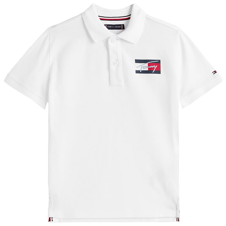 POLO NIÑO TOMMY HILFIGER CON LOGO FIT REGULAR