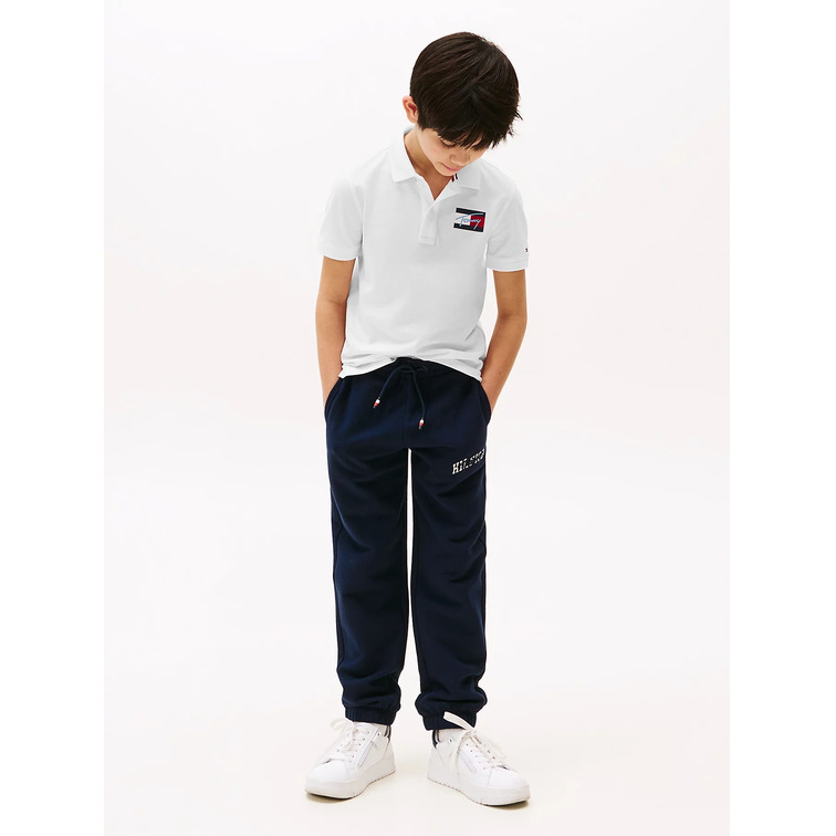 POLO NIÑO TOMMY HILFIGER CON LOGO FIT REGULAR