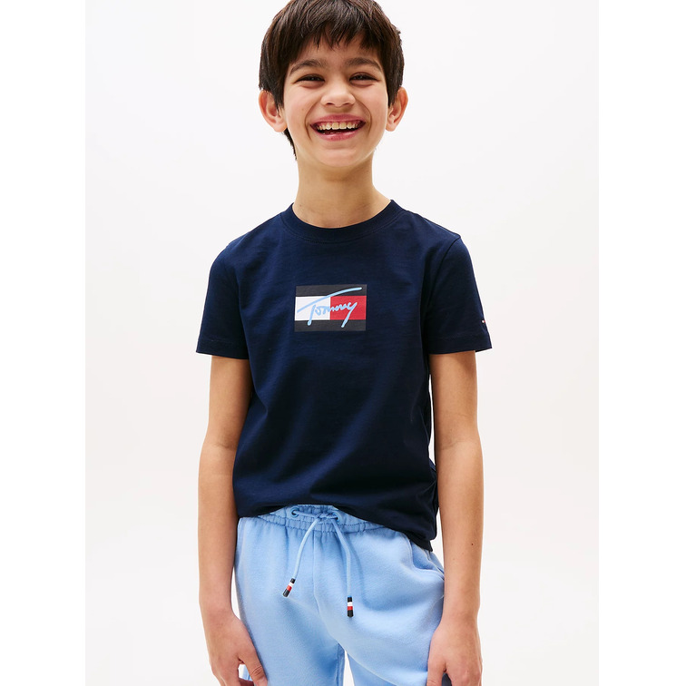 CAMISETA NIÑO TOMMY HILFIGER CON LOGO