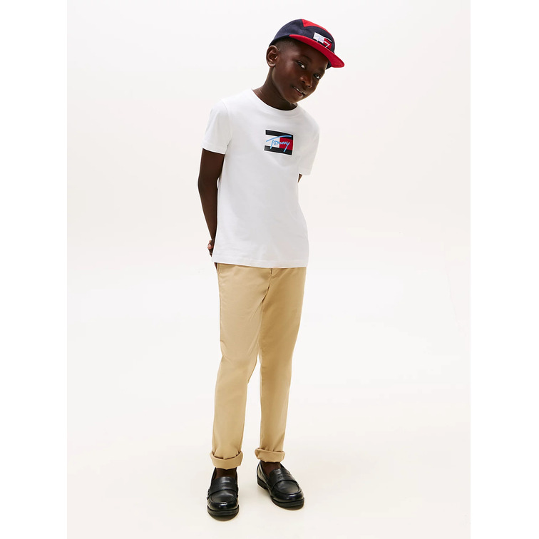 CAMISETA NIÑO TOMMY HILFIGER CON LOGO