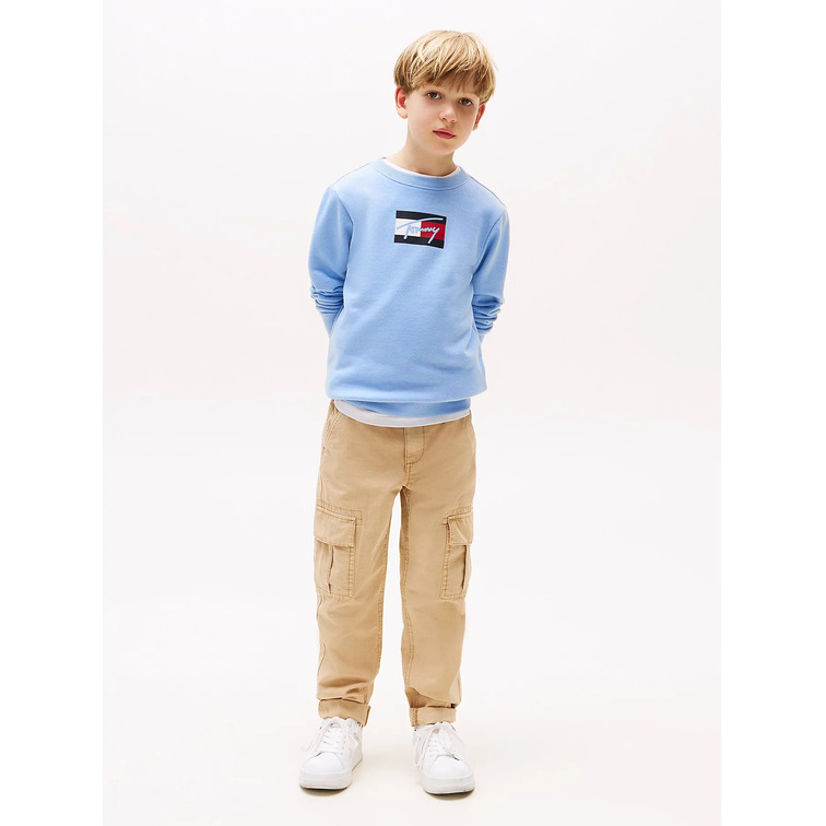SUDADERA NIÑO TOMMY HILFIGER CON LOGO