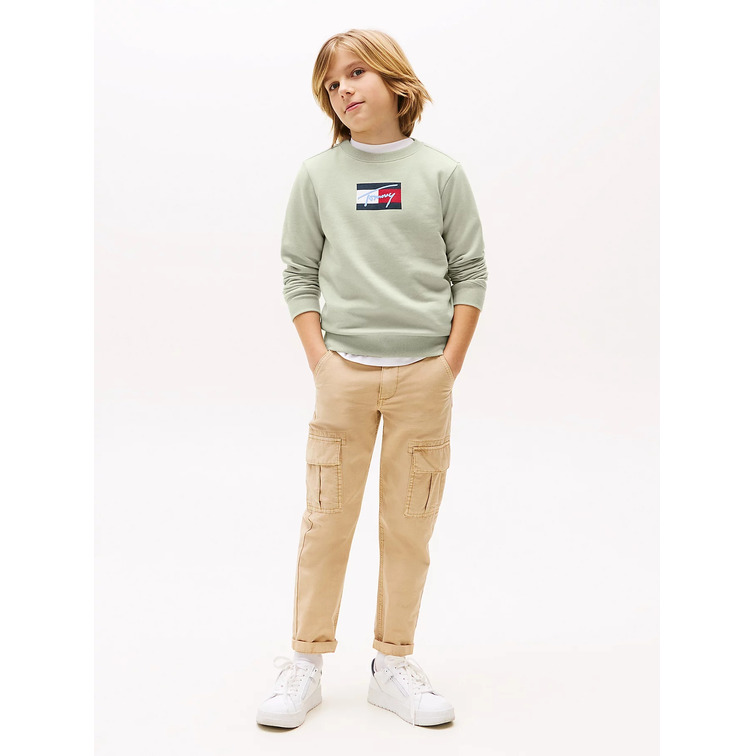SUDADERA NIÑO TOMMY HILFIGER CON LOGO