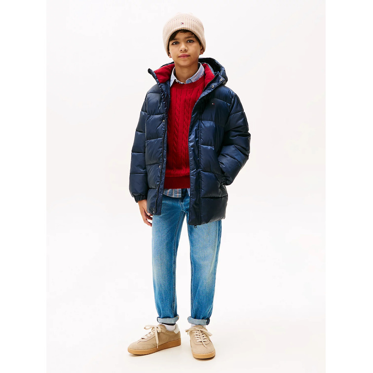 PARKA ACOLCHADA NIÑO TOMMY HILFIGER CON CAPUCHA