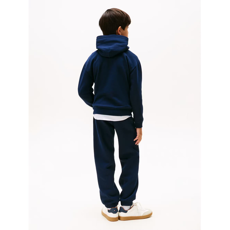 SUDADERA CON CAPUCHA NIÑO TOMMY HILFIGER LOGO BANDERA