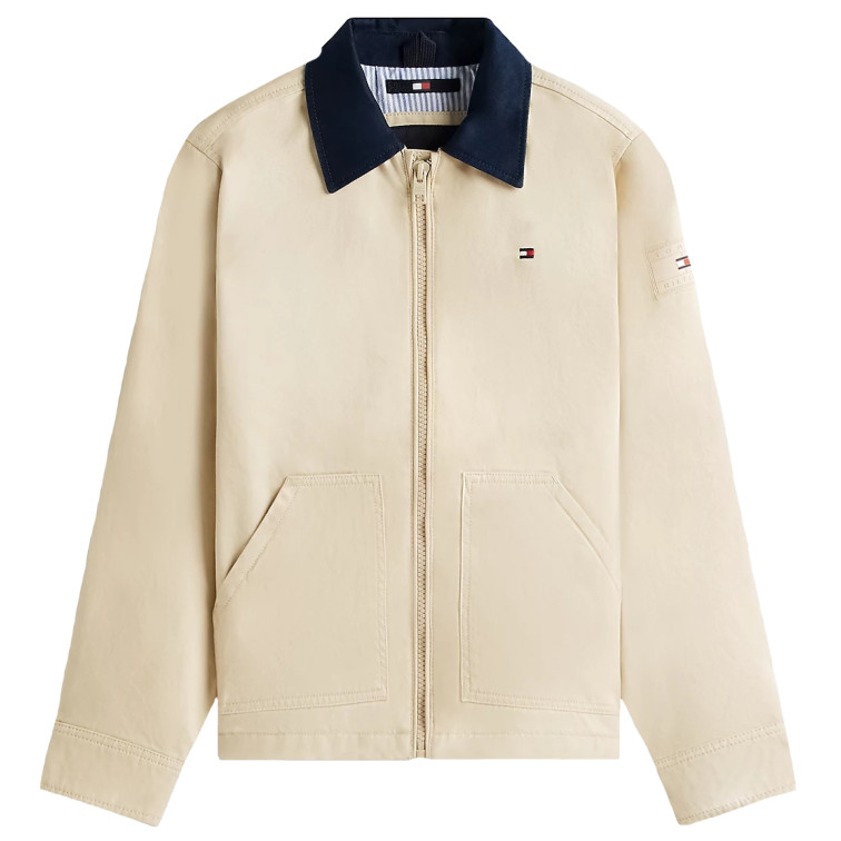 NIÑO CONTRAST COLLAR COTTON JACKET ACI