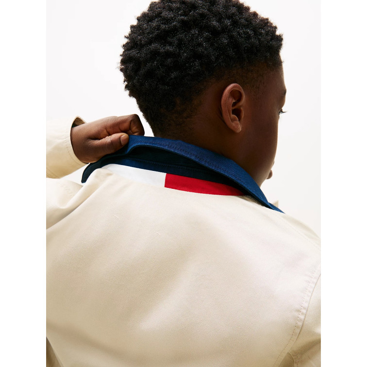 NIÑO CONTRAST COLLAR COTTON JACKET ACI