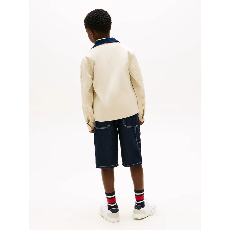 NIÑO CONTRAST COLLAR COTTON JACKET ACI