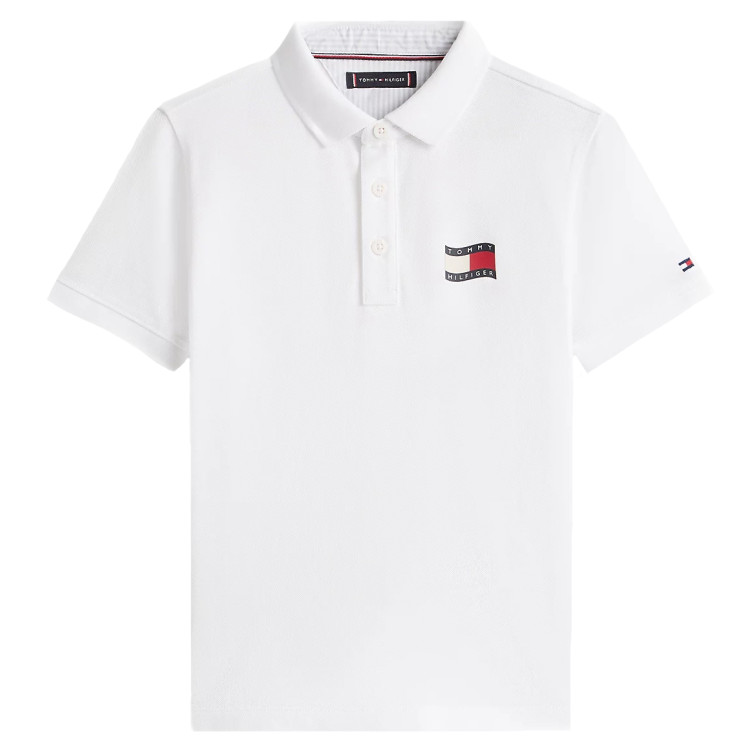 POLO NIÑO TOMMY HILFIGER CON LOGO FIT REGULAR