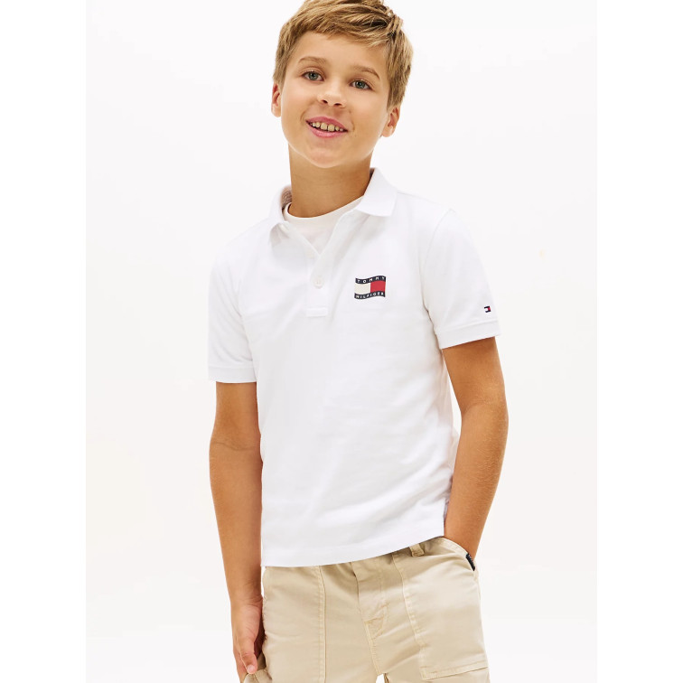 POLO NIÑO TOMMY HILFIGER CON LOGO FIT REGULAR