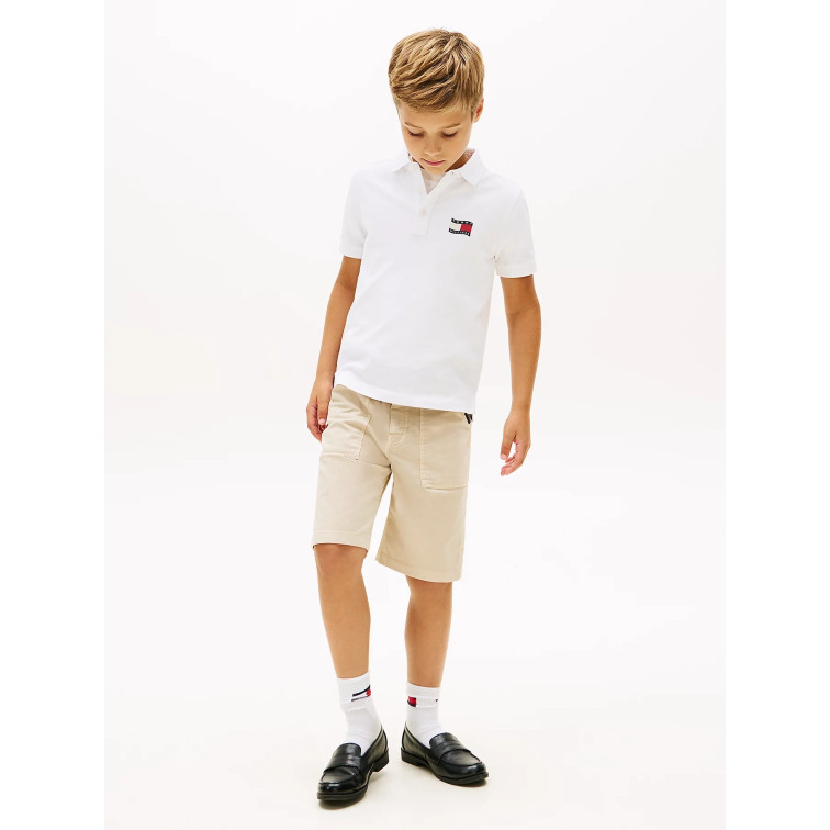 POLO NIÑO TOMMY HILFIGER CON LOGO FIT REGULAR