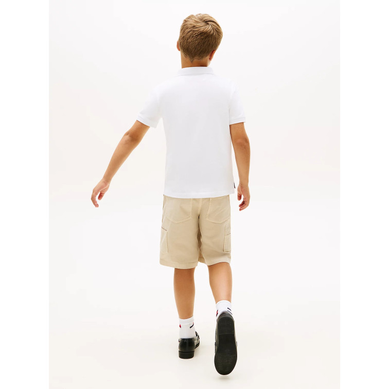 POLO NIÑO TOMMY HILFIGER CON LOGO FIT REGULAR