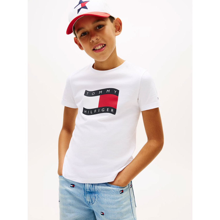 CAMISETA DE PUNTO NIÑO TOMMY HILFIGER CUELLO REDONDO