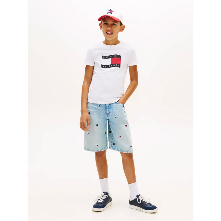 CAMISETA DE PUNTO NIÑO TOMMY HILFIGER CUELLO REDONDO