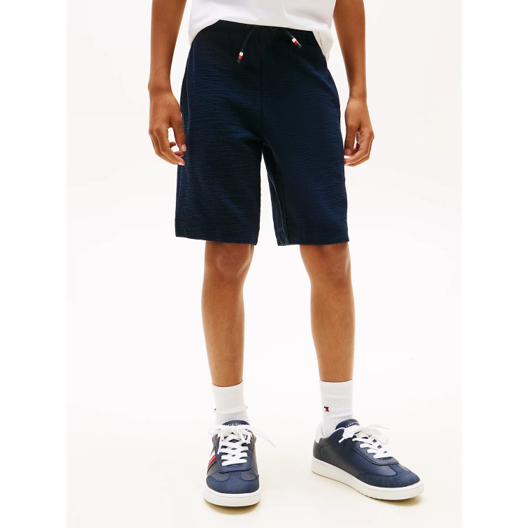NIÑO JERSEY SEERSUCKER SWEATSHORT C1G