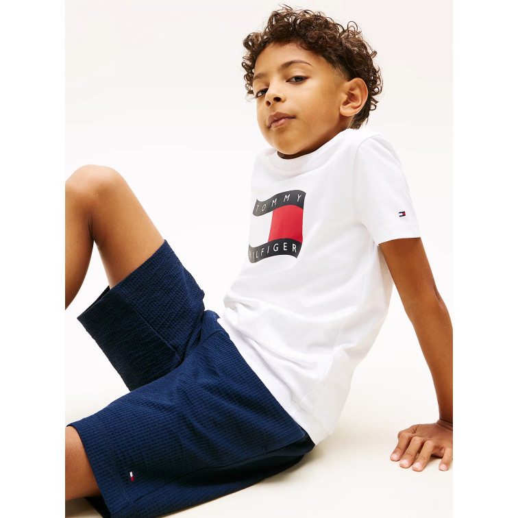 NIÑO JERSEY SEERSUCKER SWEATSHORT C1G