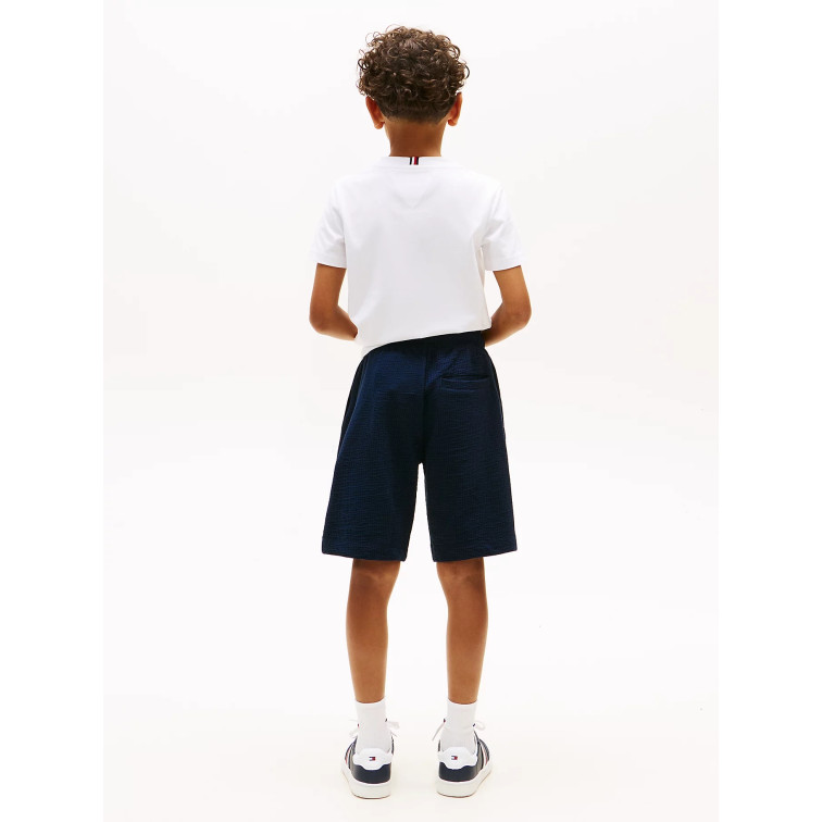 NIÑO JERSEY SEERSUCKER SWEATSHORT C1G