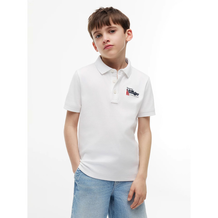 NIÑO INTERLOCK EMB GRAPHIC POLO SS YBR
