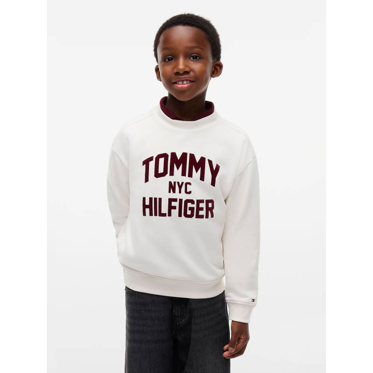 SUDADERA NIÑO  TOMMY HILFIGER BRAND LOVE CREW