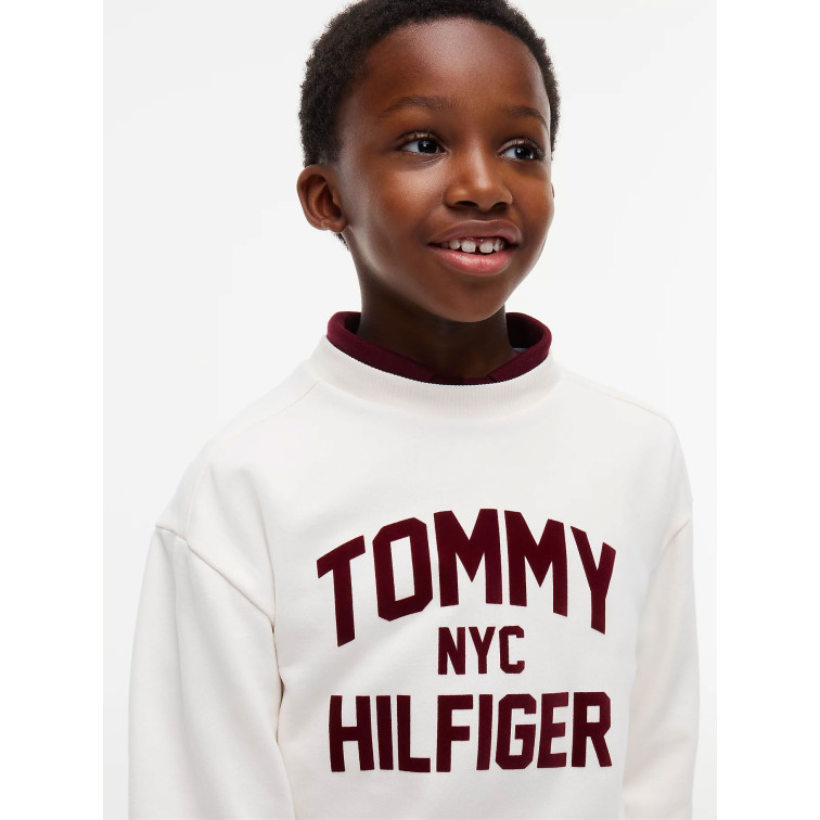 SUDADERA NIÑO  TOMMY HILFIGER BRAND LOVE CREW