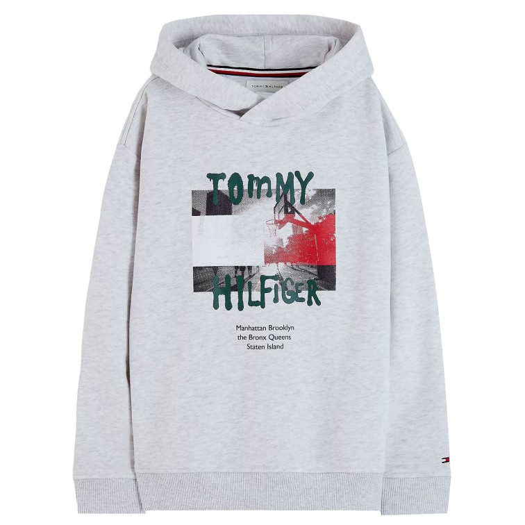 SUDADERA NIÑO  TOMMY HILFIGER FLAG GRAFITTI HOODIE