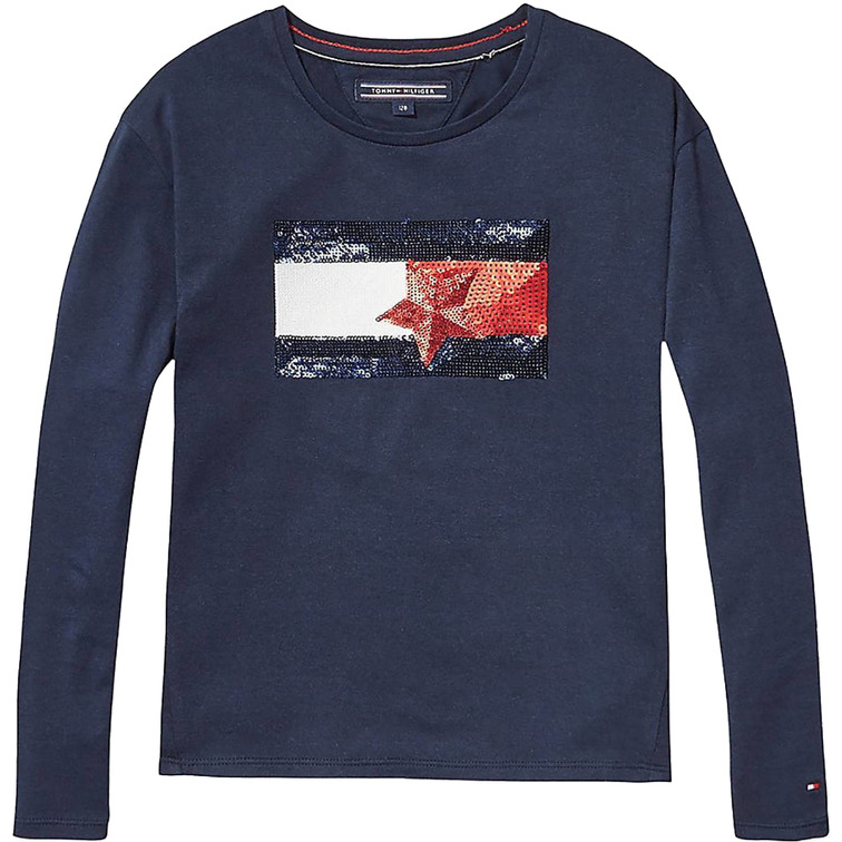 CAMISETA NIÑA TH AME GIRLS EMBELLISH CN KNIT L/
