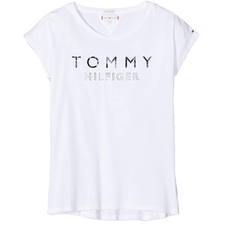 CAMISETA NIÑA TH FOIL PRINT TEE S/S