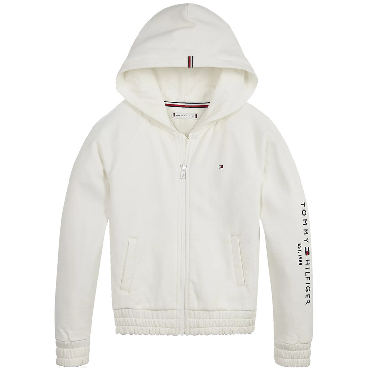 SUDADERA CON CAPUCHA NIÑA TOMMY HILFIGER CIERRE CREMALLERA